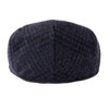 FEINION Gorro plano de lana de tweed Newsboy Ivy Gatsby