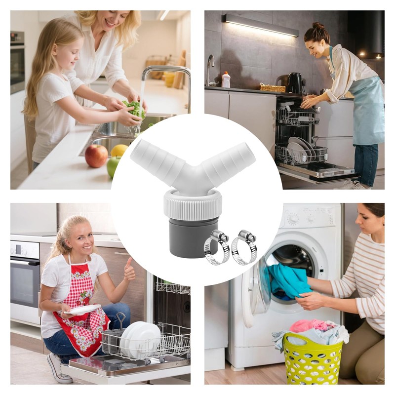 SHYSBV Double Connection Y Adapter for Dishwasher & Washing Machine