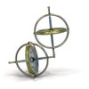 Classic Gyroscope – Twin Pack | 2 Metal Spinning Gyroscopes