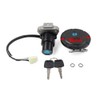 Reckkiiaotu Motorcycle Ignition Switch Lock Set w/Keys - Igntiton Swtich(4-Wires)