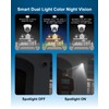 Anpviz 5MP PoE IP Camera, Strobe Red & Blue Light