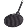 La Ideal Round Enamelled Roast Pan, 22 cm, Steel, Black