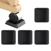Caster Stoppers, Set of 4, Caster Fixed, Vibration Absorption, Silent,