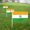 Anley India Mini Flag 12 Pack - Hand Held Small