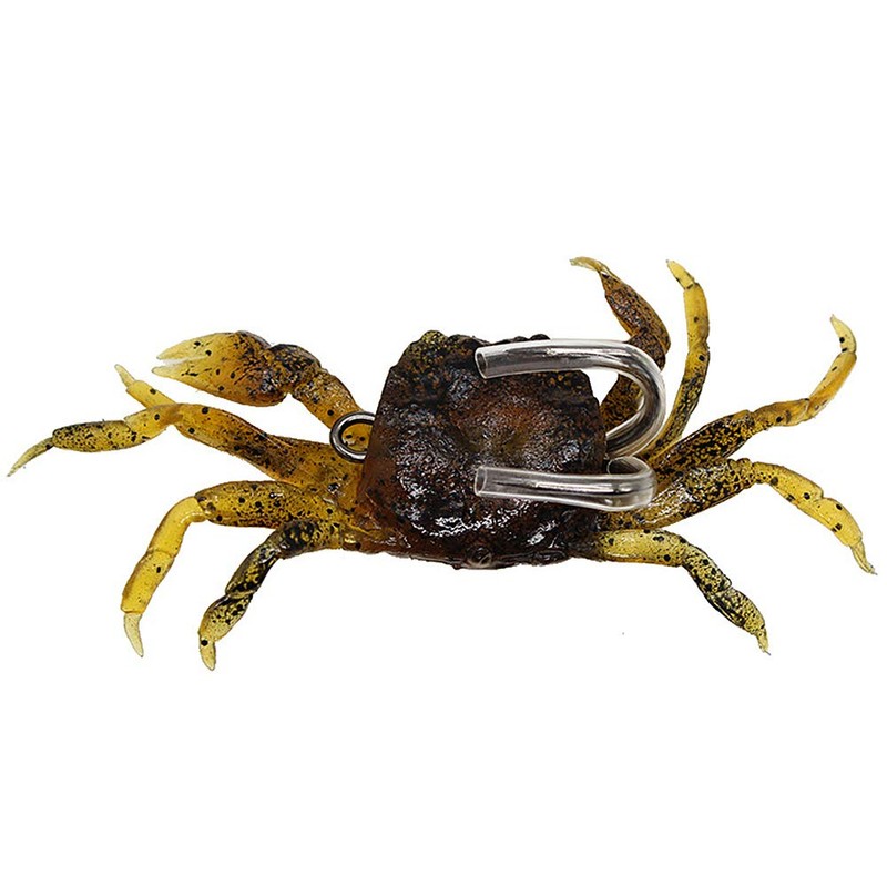 XECRDP 3 PCS 10cm 30g Soft Fishing Lures Crab Artificial