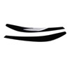 Black Headlight Eye Lid Cover Styling Trim Eyebrows Decoration Replacement