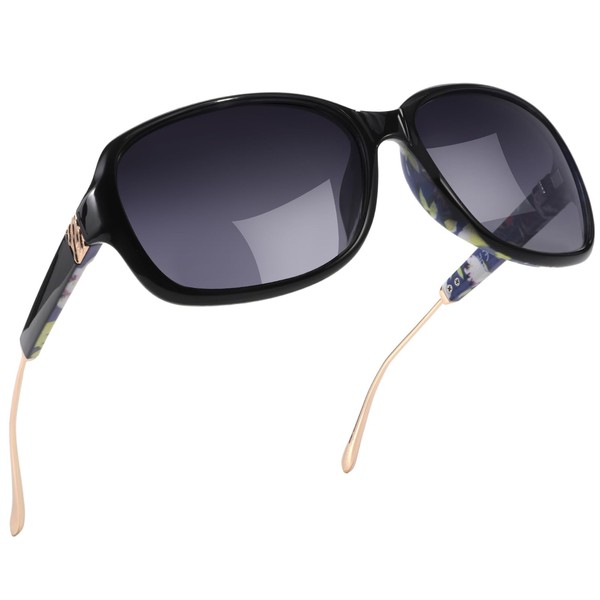SIPHEW Stylish Polarised Sunglasses Women - Trendy Oversized Women's Sunglasses