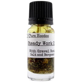 Pure Hoodoo | Steady Work Oil 10ml - Used in Spells to Find or Keep a Job, to Gain a Pay-Rise or Promotion