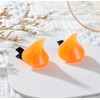 3 Pair Trendy Women Little Devil Punk Hair Clip (Orange