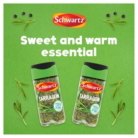 Schwartz Tarragon 5 G | Jar | Pack of 6 | Sweet, Warm and Liquorice Flavours | an Essential for Adding Delicious Flavour to a Variety of Dishes | Picked & Dried in 24H