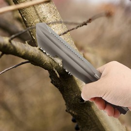 Xtahdge Ultralight Titanium Hand Shovel Multi Tool Backpacking Trowel with Carrying Pouch for Gardening, Hiking, Camping and Drilling