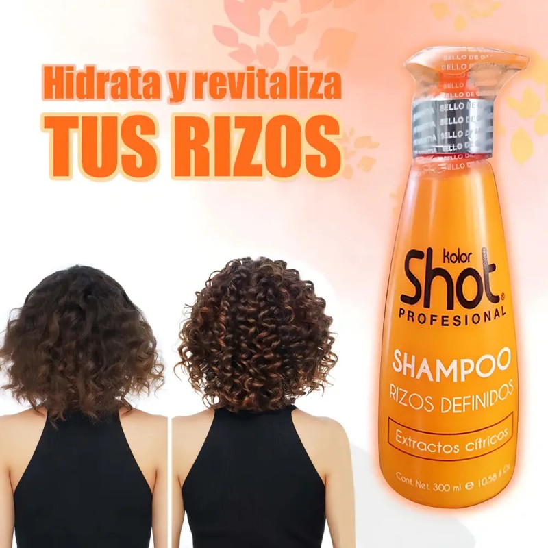 Shampoo Rizos Definidos Sin Sal Con Aceite De Coco Para