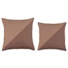 Mocha Mousse Geometric shape Throw Pillow