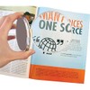 Rucci 3-in-1 Magnifying Compact Mirror, Clear Acrylic, 4 Inch Diameter