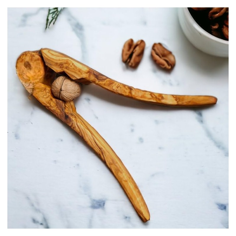 Nutcracker (Clamp Nutcracker) - Handcrafted Olive Wood Nutcracker | Unique