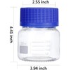 Basstein Lab Media Storage Reagent Wide Mouth Bottles Graduated GL80