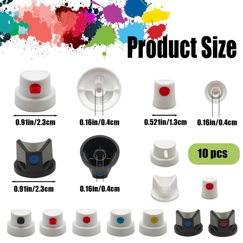 Spray Can Nozzle for Male Cans Bottle Nozzle Replacement -