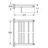 Grohe Essentials 22 In. Multi-Towel Rack