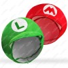 Par de Gorras Mario Bross Y Luigi Gorro Disfraz Fiesta
