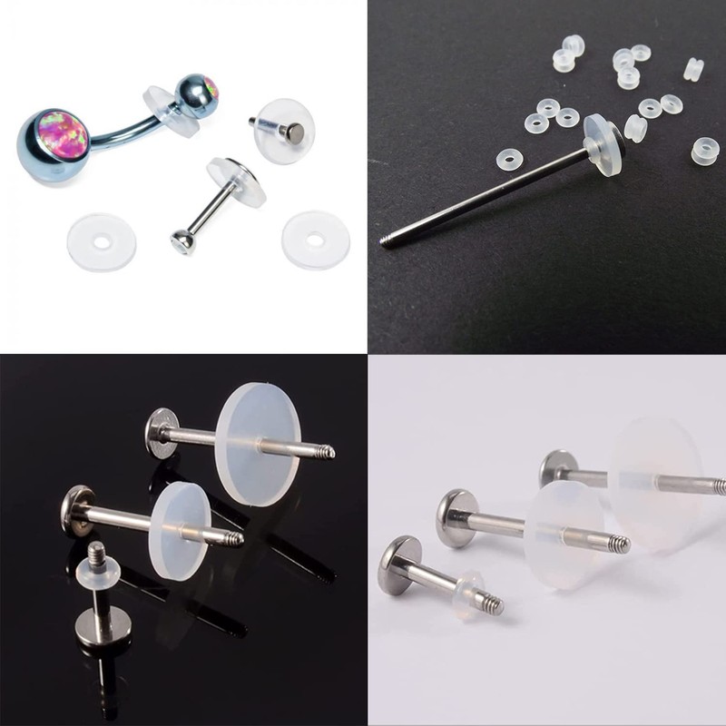 Bloomfall Clear Piercing Disc For Piercing Bump,Nose Piercing Bump Treatment