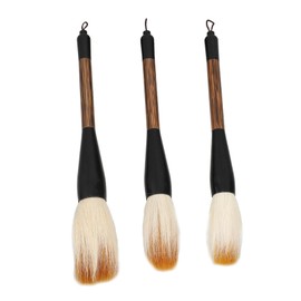 DOITOOL 3pcs Large Calligraphy Brush Set for Chinese Painting and Calligraphy Practice Antithetical Couplet Writing Brushes Includes Large Medium and Small for Enhanced Control and