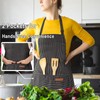 BeLuyi Adjustable Bib Apron with 2 Pockets Chef Cooking Kitchen