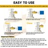 GURUDAR CO2 Cylinder Refill Adapter for CGA320 CO2 Tank to