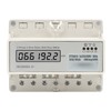 Electric 3 Phase 4 Wire Energy Meter Guide Rail LCD