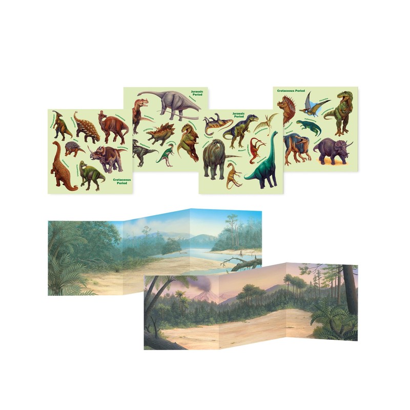 Peaceable Kingdom Press Dinosaur Reusable Sticker Tote