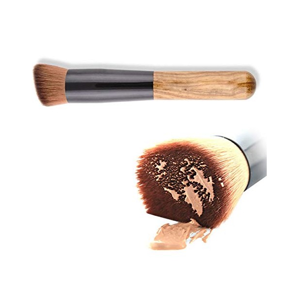 VENTUNE Universal Foundation Brush with Wicker Handle Makeup
