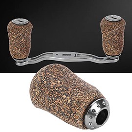 Handle Knob, Wood Fishing Reel Handle Knob Replacement Parts for Baitcast//Spinning Fishing Reel Handle(Section C)