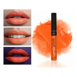 Labial Indeleble Mate Color Naranja Neón                                                                                                              