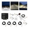 Sallurmose LED Strobe Lights,Car Truck Hazard Emergency Warning Lamp,4 HID