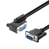 RIKYJIC DB9 RS232 Right Angle Serial Cable 9 Pin Male