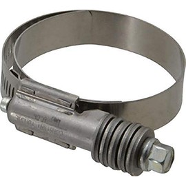 Ideal Tridon 4125051 Stainless Steel #262 300 Band HD Hose Clamp with Zinc Screw, 1-3/4" - 2-5/8" Trade Size