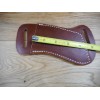 Cross Draw Buffalo leather knife sheath Golden Brown. fits a