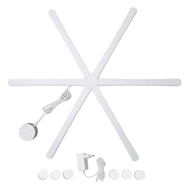 Lines Smart RGB Wall Lights with 6 Light Bars 24W