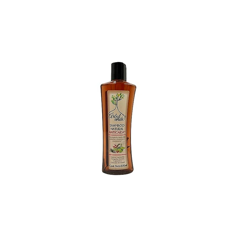 Arbol Verde Shampoo Natural Anticáida con sábila y espinosilla 200