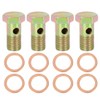 X AUTOHAUX 4 Sets M18 x 1.5 mm Metric Thread