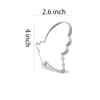 Keewah Side Butterfly Cookie Cutter, 4”, Stainless Steel