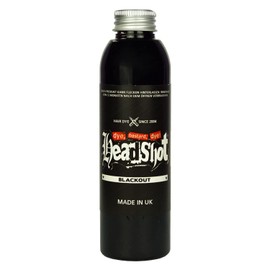 Black Hair Colour Headshot Blackout Semi-Permanent Hair Dye 150ml