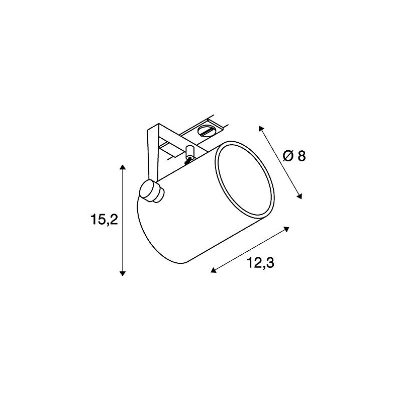 SLV Euro Track Spot QPAR51 25W with 1P Adaptor Light