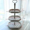 MRPAPA 3 Tiered Tray Stand - Large Farmhouse Kitchen Decor