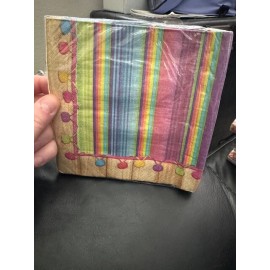 Creative Converting Fiesta Cinco De Mayo Serape 16ct. Paper Lunch Napkins Party Supply Tableware New