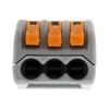WAGO, 3 Way Lever Clamp Series 222, Pack of 10,