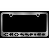 Chrysler Chrome Chrysler Crossfire Logo Premium Stainless Steel License Plate