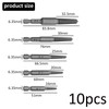 Oiieco 10 Pcs Screw Extractor Set, Damaged Screw Extractor Set,Broken