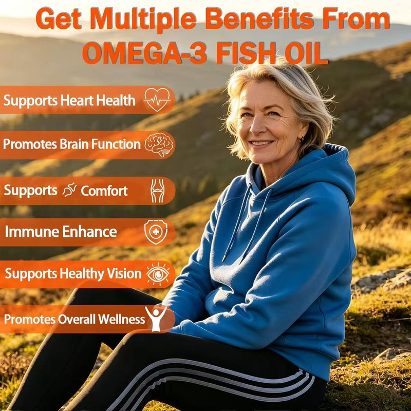 1000mg Omega 3 Fish Oil Gummies for Women