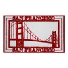 Traveler Stamp Patch, San Francisco Patch, Travel Patch, Groovy Patch