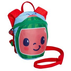CoComelon Boys Girls Backpack With Reins Kids Detachable Safety Harness Toddlers Nursery Bag Infants Mini Rucksack